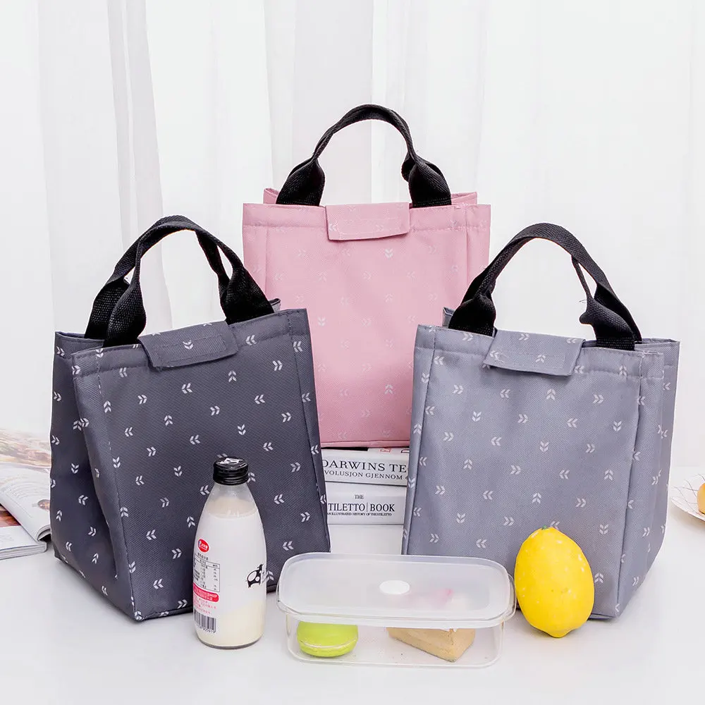 

Insulated lunch bag lunch box insulation bag outdoor picnic ice pack oxford cloth wholesale Lunch Bats
