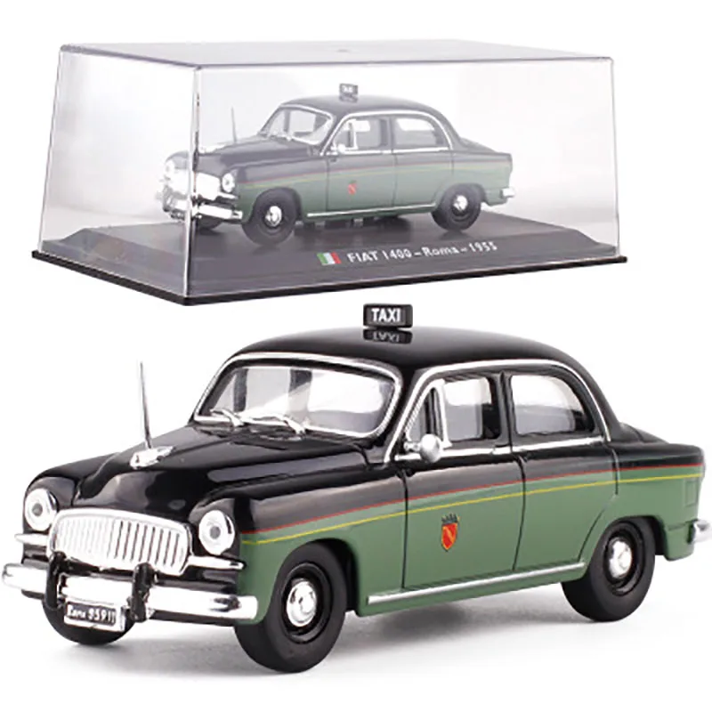 LEO OEM 1:43 старинные акрил коробка Римские такси (1955) сплав модель автомобиля коллекция подарки