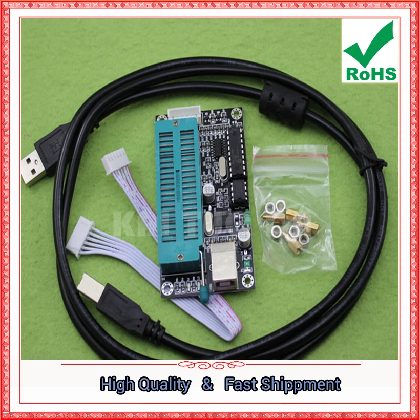

Black PIC Programmer / PIC K150 Programmer Downloader USB (H5A2) 0.3KG