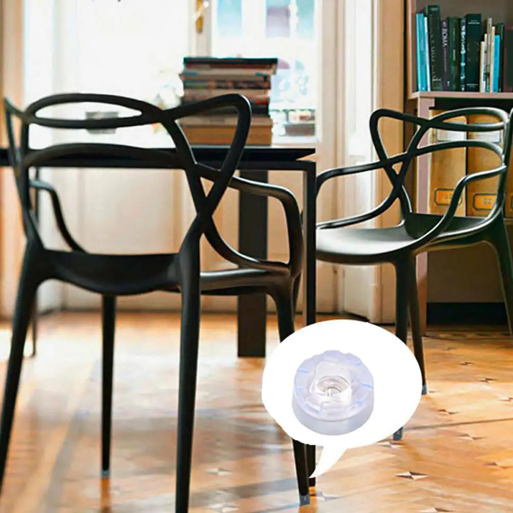 25pcs Transpa Pvc Round Chair Leg Caps Feet Pads Furniture 25pcs Transpa Pvc Round Chair Leg