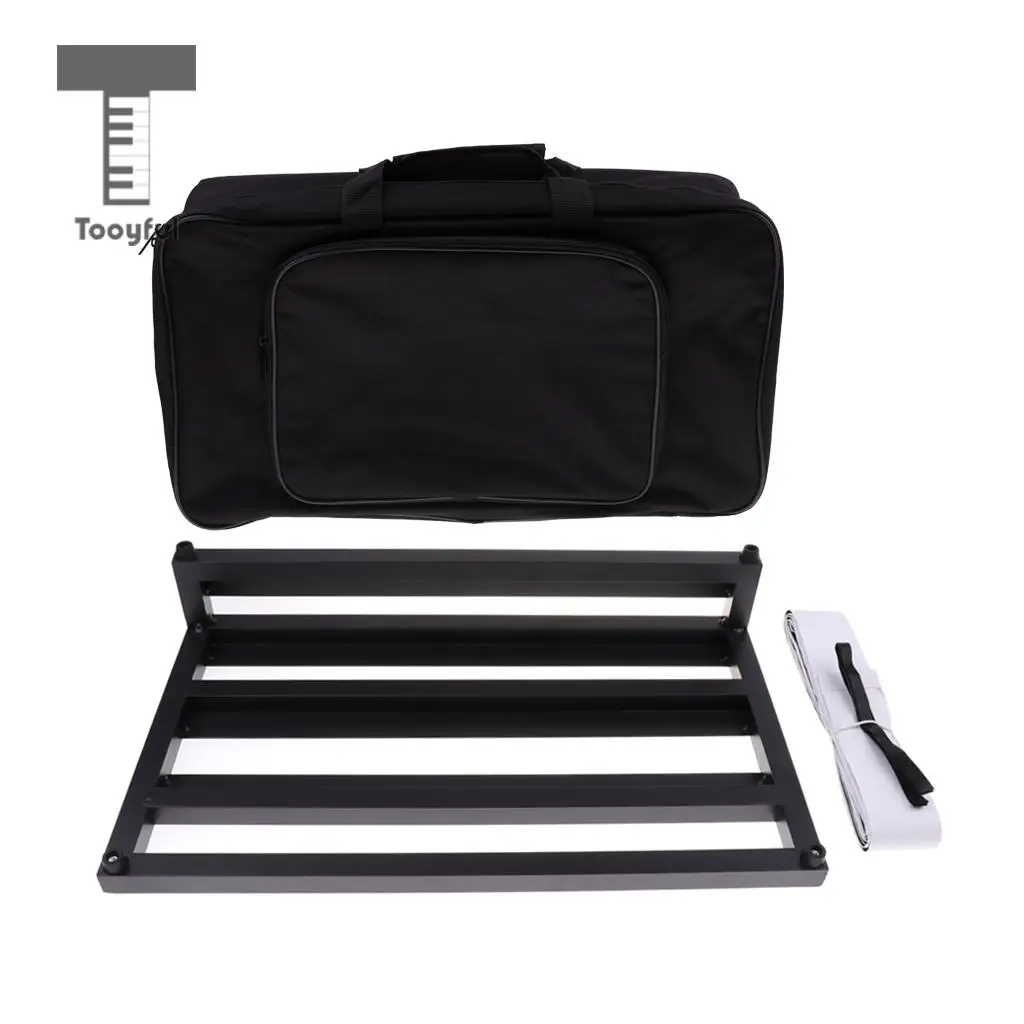 Portable Aluminum Guitar Effect Pedalboard with Gig Bag for Guitar Parts Accessories
