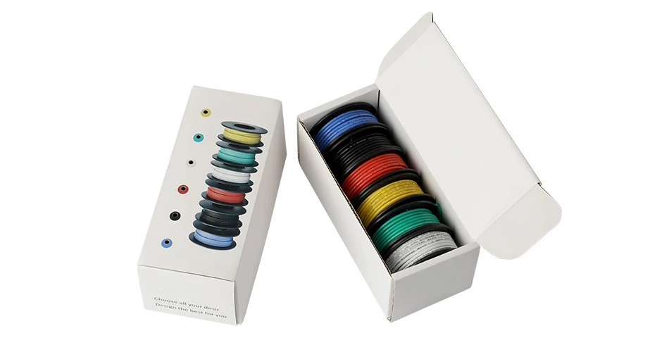 Hook-up de Silicone Macio Cobre Estanhado Isolador