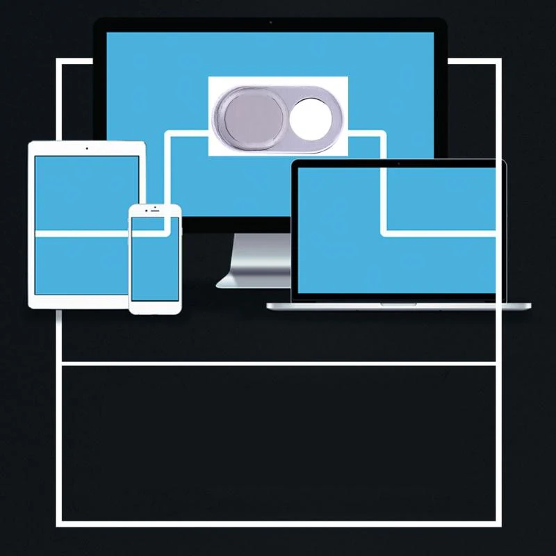 Веб-камера защита конфиденциальности крышка затвора слайдер крышка камеры для iPad смартфонов ноутбук Настольный планшет