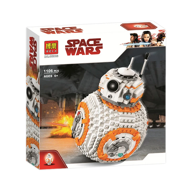 

Bela 10906 Star Wars Series Interstellar Detector BB-8 Building Block 400pcs Bricks Toys Compatible With Legoings 75187