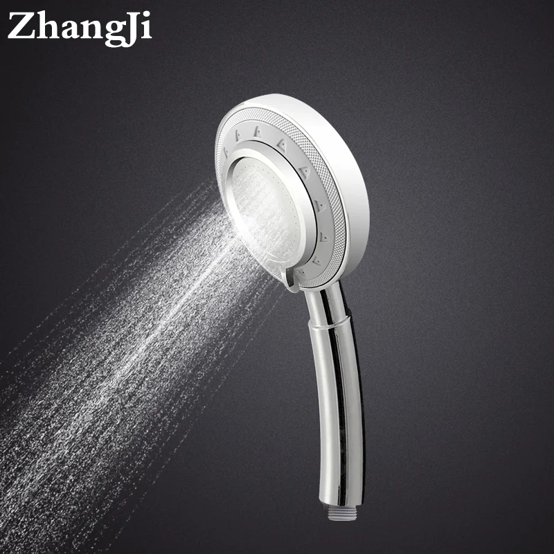 

3 Modes Rain Pulse Shower Head Water Saving Laser Drilling Abs Plastic Hand Hold High Pressure SPA Bath Shower Head Bathroom