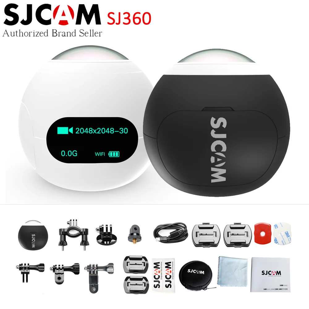 Натуральная SJCAM SJ360 действие Камера Открытый Спорт DV Беспроводной 360 градусов