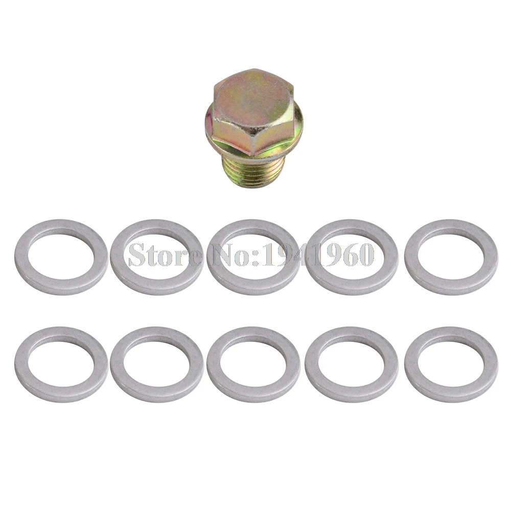 NICECNC Oil Drain Plug Washer Gasket For Acura CL L4 Integra Legend NSX RSX  TSX Honda