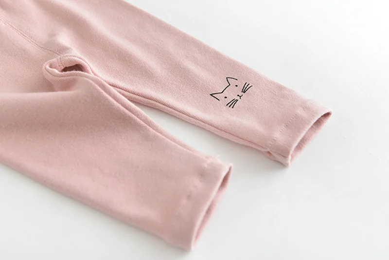 Cute Leggings For Girls Pussy Kids Girl Pants Elastic High Waist Trousers Autumn Leggings Cotton Boys Pants Baby Girls Clothing (2)