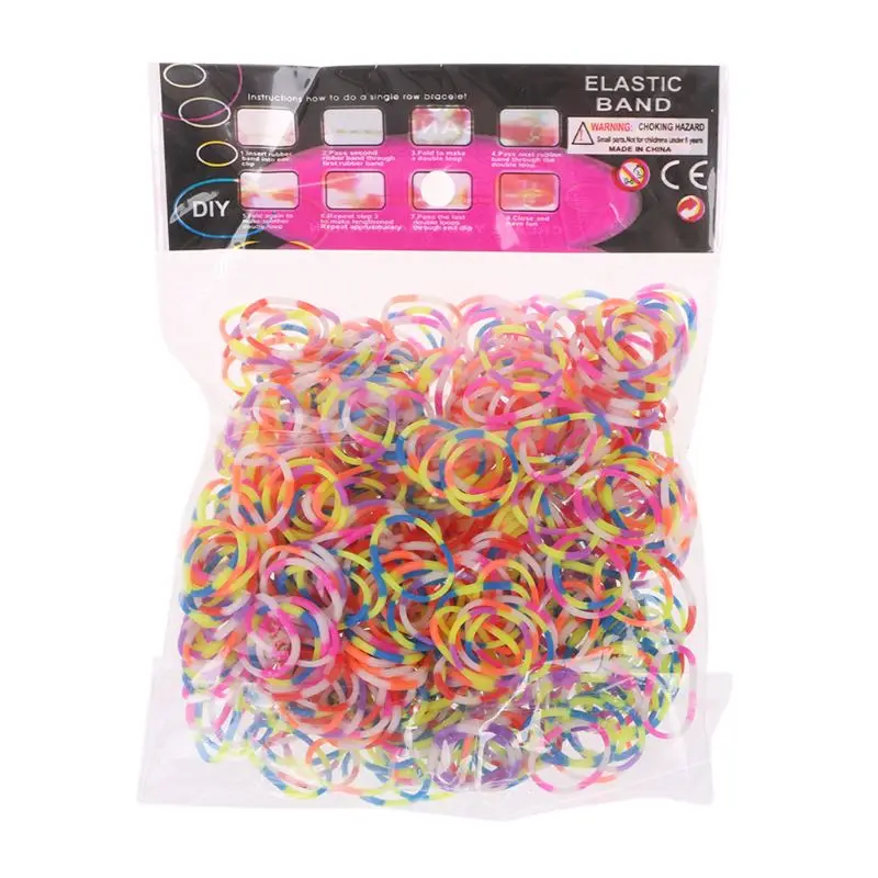 600 шт радужные разноцветные Мега резиновые ленты DIY Браслеты вечерние украшения для девочек - Цвет: 15