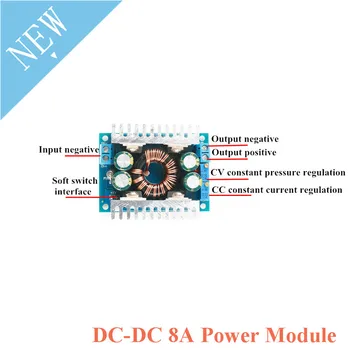 

DC-DC 8A Automatic Step Up Step Down Adjustable Power Supply Module 5-30V Constant Voltage Current Regulator Charging Module