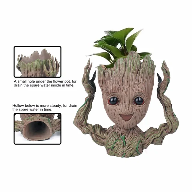 Baby Groot Flowerpot Flower Pot Sadzarka figurki strażników galaktyki zabawka drzewo człowiek ładny model zabawka pióro pot Drop wysyłka tanie i dobre opinie Ręcznie rzeźbione Doniczka dla niemowląt Pulpitu Kwiat roślina Zielona Kreskówki Plastikowe W VKTECH Doniczki Baby Groot Flowerpot Flower Pot Sadzarka figurki strażników galaktyki zabawka drzewo człowiek ładny model zabawka pióro pot Drop wysyłka tanie i dobre opinie Ręcznie rzeźbione Doniczka dla niemowląt Pulpitu Kwiat roślina Zielona Kreskówki Plastikowe W VKTECH Doniczki