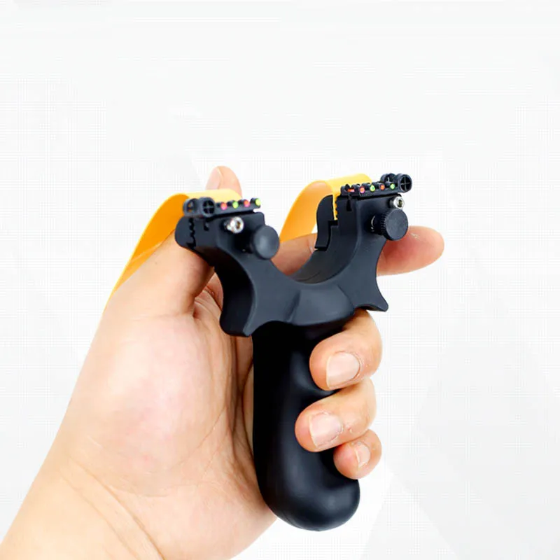 Пластиковые катапульты металлическая Рогатка Sling Shot мрамор наружные Охотничьи