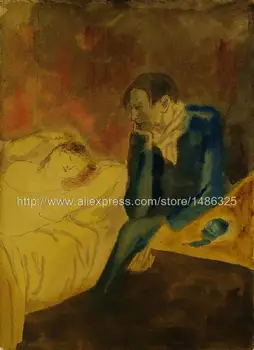 

Paintings On Canvas Abstract Figura Cubist Paintings By Picasso Painting Pensive Abstract Male And Female Figures