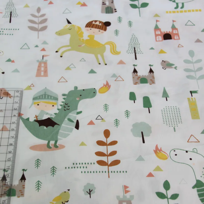 

Bed Sheet Cotton Fabric 100% Cotton Twill Fabric DIY Sewing Quilting Fat Quarters Material For Baby&Child