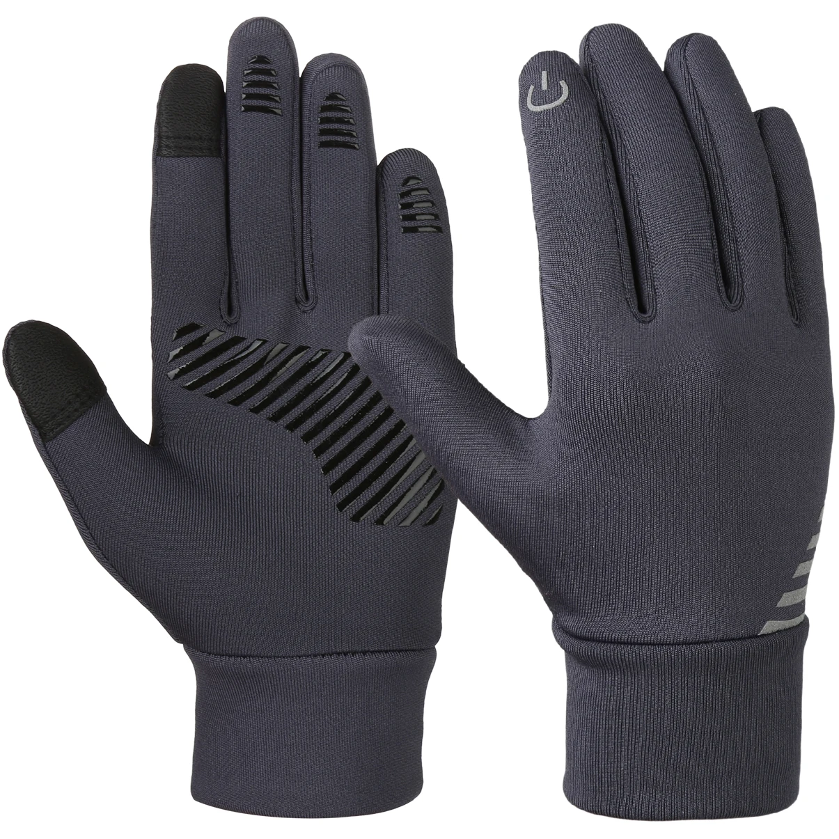 Vbiger Grey between 4 10 Years Old Kids Winter Cold Weather Gloves Anti skid Touch Screen Gloves