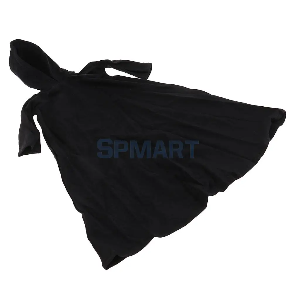 1/6 Scale Clothes Black Cloak Clothing for 12 inch Soldier Doll Toys Action Figures Body DIY Accessories