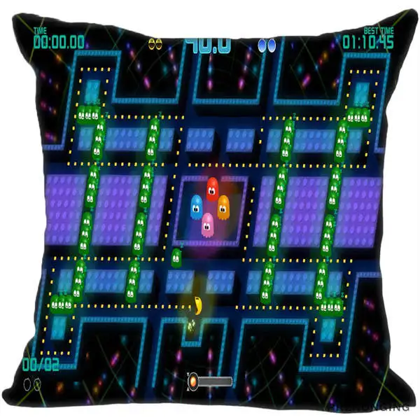 Заказная декоративная наволочка Pacman Чемпионат квадратная Наволочка на молнии лучший подарок 35X35,40x40,45x45 см(одна сторона) 180516-04 - Цвет: Square Pillowcases