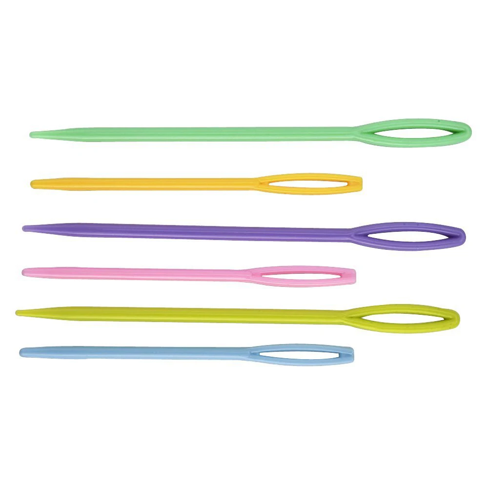 30PCs/set Plastic Knitting Needles Seam Sewing Tool Needlework Needle