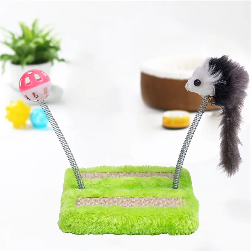 Cat Toy Cats Scratch Board Ball mouse Cat Climbing Frame Pet Toysin