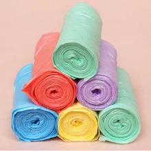 Por Trash Bags Sizes Lots From China 1 Rolls 50 45cm Size Garbage Bags Single Color Thick Convenient Environmental Cleaning Waste Bag
