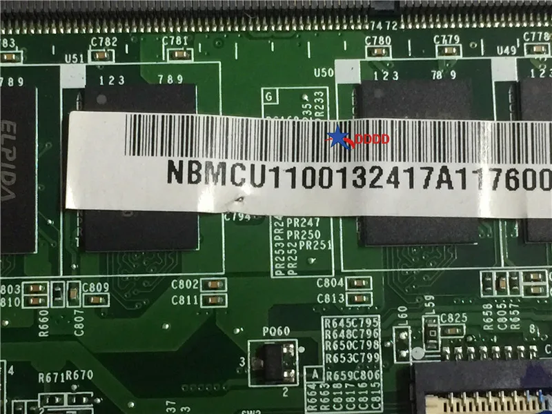 الأصلي اللوحة لابتوب acer aspire V5-552G DA0ZRIMB8E0 REV E NBMCU11001 ملحوظة. MCU11.001 اللوحة ddr3 100% الكمال العمل