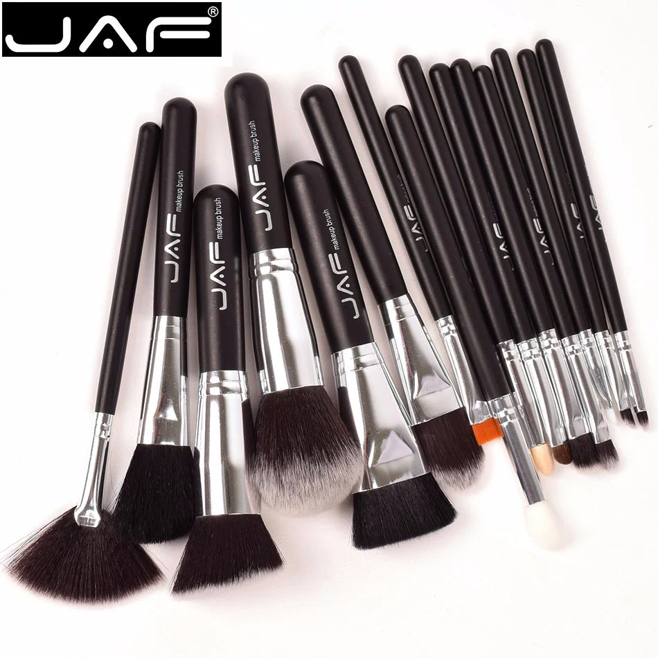

JAF 15 Pcs/set Face Makeup Brushes Tool Professional Multipurpose Foundation Powder Make up Cosmetic Kits