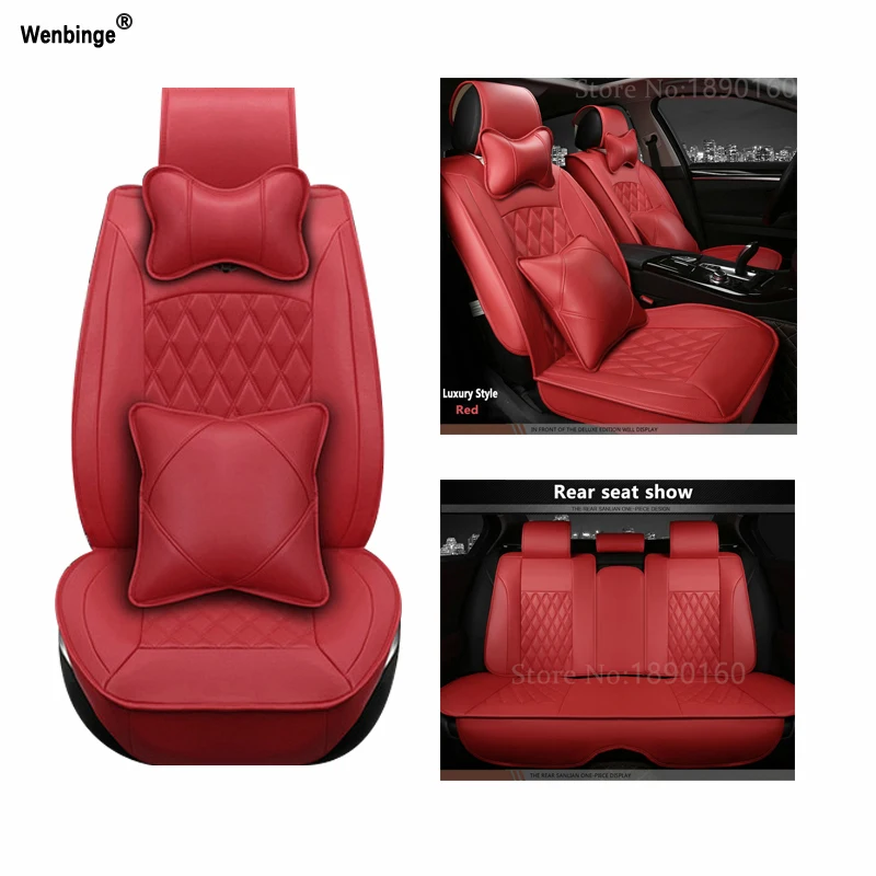 Universal Pu Leather Car Seat Covers For Lexus Es Isc Is Ls Rx580 Nx Gs Cth Gx Lx Rc Rcf Car