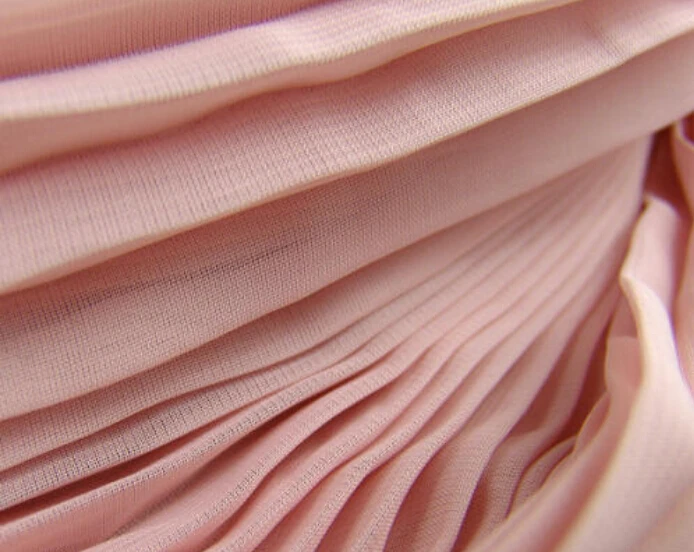 Платье из Шифона плиссированное светло розовое 50 см 150 59 &quotширина мм110|fabric