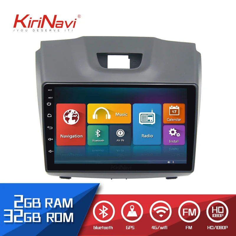 

Kirinavi Car Radio for ISUZU DMAX 2015-2018 2 Din android HD Touch screen auto audio dvd player multimedia system Bluetooth