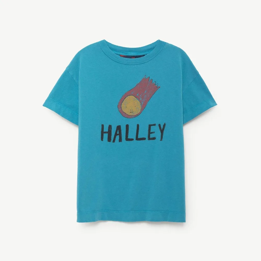 Bobo Choses Summer 2018 New Brand Rooster T-Shirt Blue Halley 1-10 Age (1)