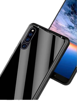 

Gossy Tempered Glass Back Phone Cover For Huawei Honor Magic 2 Luxury Slim Silicone Bumper PC Back Shockproof Glass Case