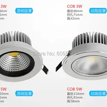 [Seven Neon] Высокое качество AC85-265V 3 Вт 5 Вт алюминиевый теплый белый/белый светодиодный светильник для дома светильник ing