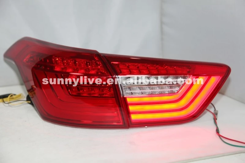 Год для hyundai IX25 talight для hyundai Cantus для hyundai Creta светодиодная задняя лампа красный белый цвет