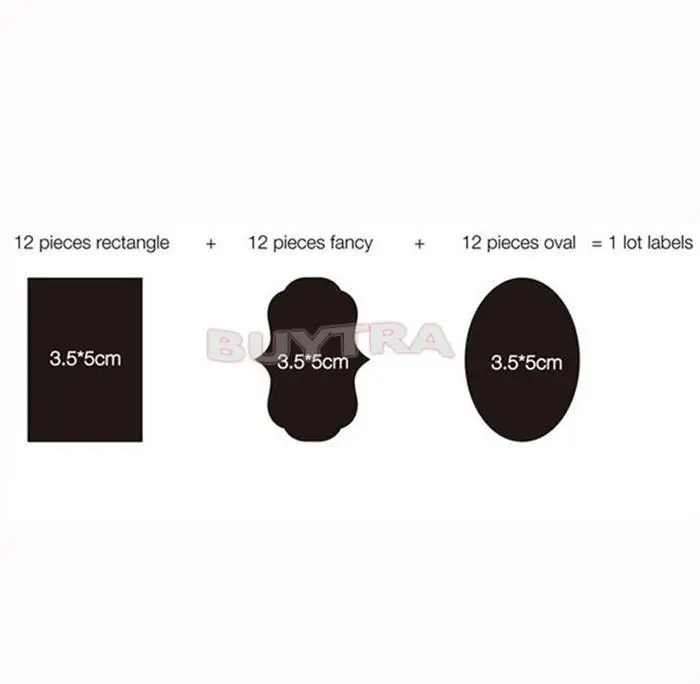 36 шт./компл. этикетки доска меловая наклейка s черные стикеры для доски Ремесло кухня для кувшина органайзера