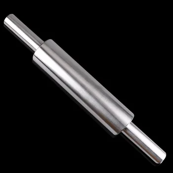 

HMROVOOM Stainless steel activity rolling pin roller type dough stick