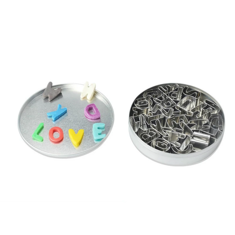 Creative Kitchen Baking Pastry Tools 26 Letters Design Stainless Steel Cookie Mold Bakeware Sets | Дом и сад
