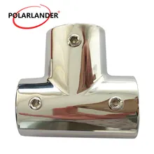 Тройник трубы оборудование для лодки морской яхты 1 шт. железнодорожные фитинги трубы 3 способ 90 градусов 7/" 22 мм нержавеющая сталь