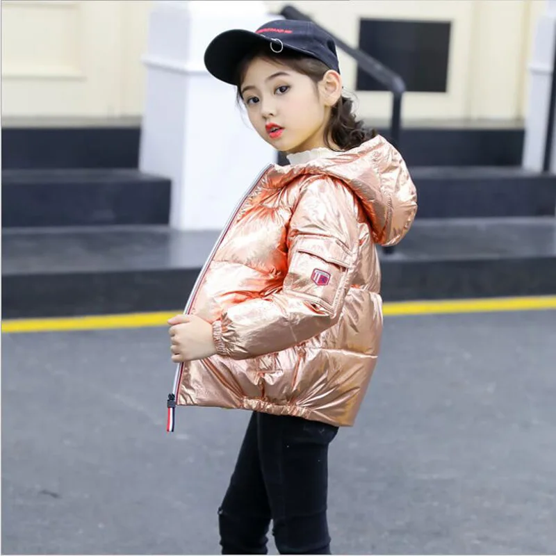 

2018 new winter boy girls coats hooded children overcoat kid zipper warm snowsuit fashion children's clothing winter child