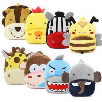 

Kids 3D Animal Backpacks Baby Girls Boys Toddler Schoolbag Children Cartoon Lion Bee Bookbag Kindergarten Toys Gifts School Bags