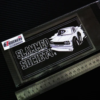 

Slammed Society Fuji Speedway Low Life reflective stickers