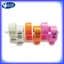 60000 шт пластиковый зажим Голубь кольцо в 10 цветах