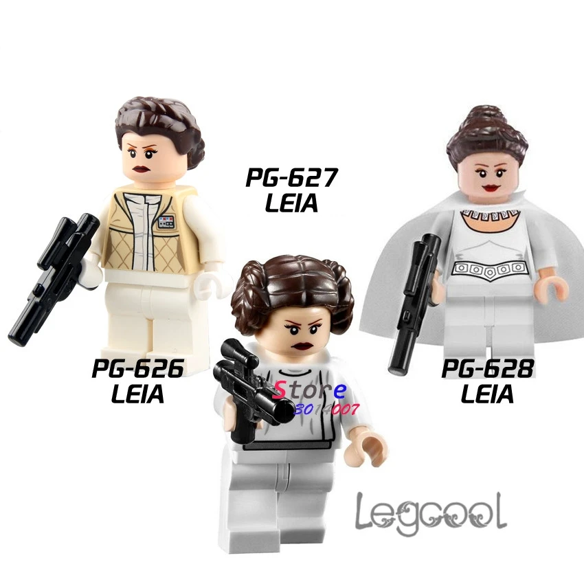 

1PCS model building blocks figures starwars superhero Princess Leia marvel avenger Comics movie diy hobby toys for children gift