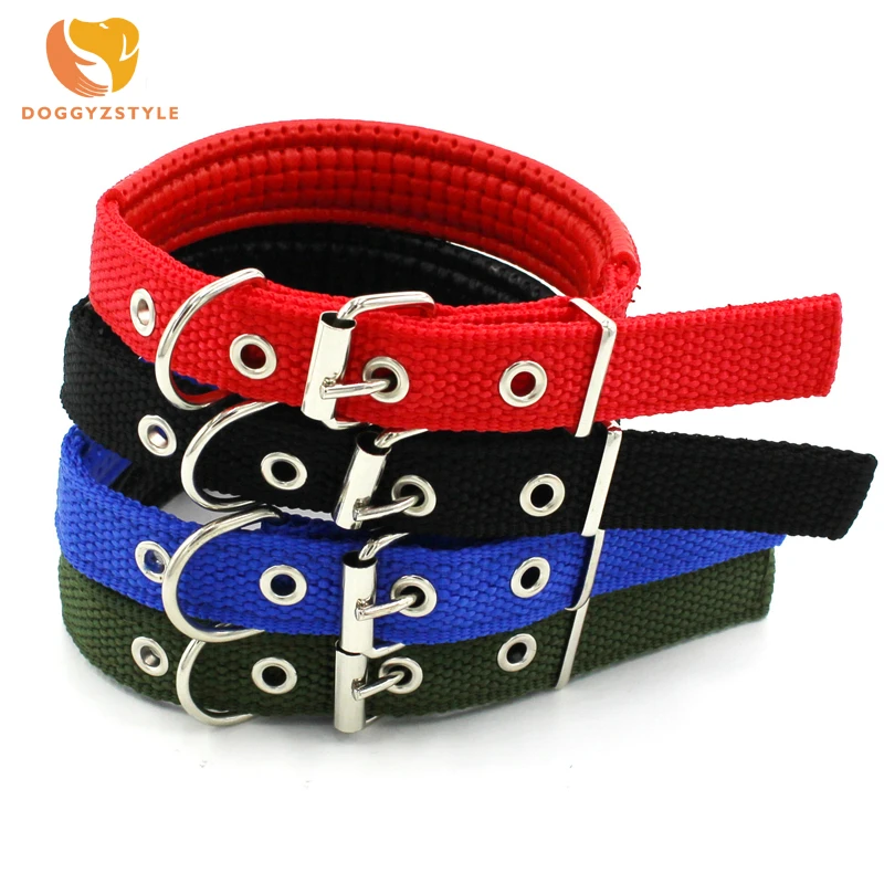 Colliers Durables De Chat D Animal Familier Reglable Doux De Collier De Chien De Mousse De Polyester Pour Le Petit Moyen Grand Chien Collier De Base Doggyzstyle Aliexpress