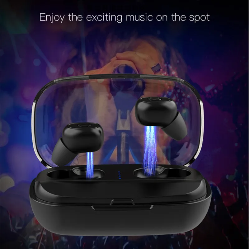 Bluetooth 5 0 Earphones TWS Wireless Earphone Handsfree Sports In Ear Earbuds intelligent Gaming High Fidelity Bass Headset