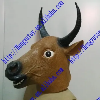 

The highest selling character celebrity party Fancy Dress Ideal Classic Cosplay Latex Bull Mask For Carnival