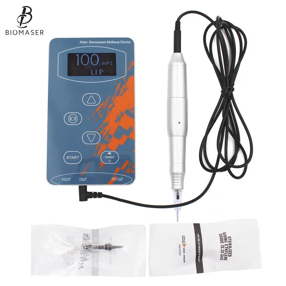 

Professional Eyebrow Tattoo Machine Pen For Permanent Make Up Eyebrows Microblading Makeup DIY Kit With Tattoo Needle