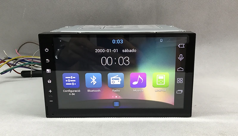 Roadrover 2din Android Новый автомобильный DVD GPS навигатор автомобильное стерео радио Bluetooth
