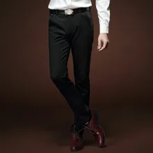 Мужской моды человека Для мужчин повседневная весна-осень узор Для Мужчин's Штаны сегодняшняя молодежь карандаш черный 15802