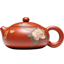 190 мл Исин Zisha Чай горшок Китайский кунг-фу Чай комплект все ручной работы Фиолетовый глины Dahongpao Чай чайник дома Посуда для напитков горшок Подарок на день рождения