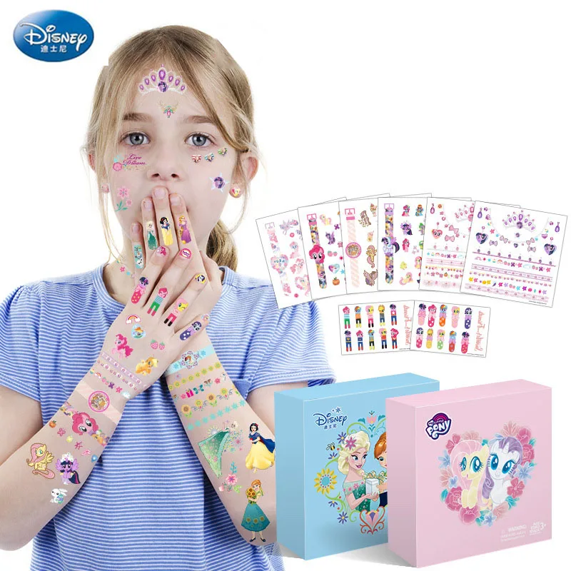 Дисней Классические игрушки тату-наклейки Набор замороженных принцесс ногтей Наклейка на палец вышивка-мозаика набор игрушек для детей